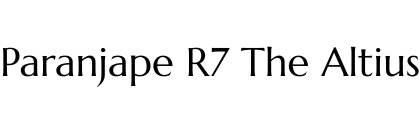 Paranjape R7 The Altius Hinjewadi Logo